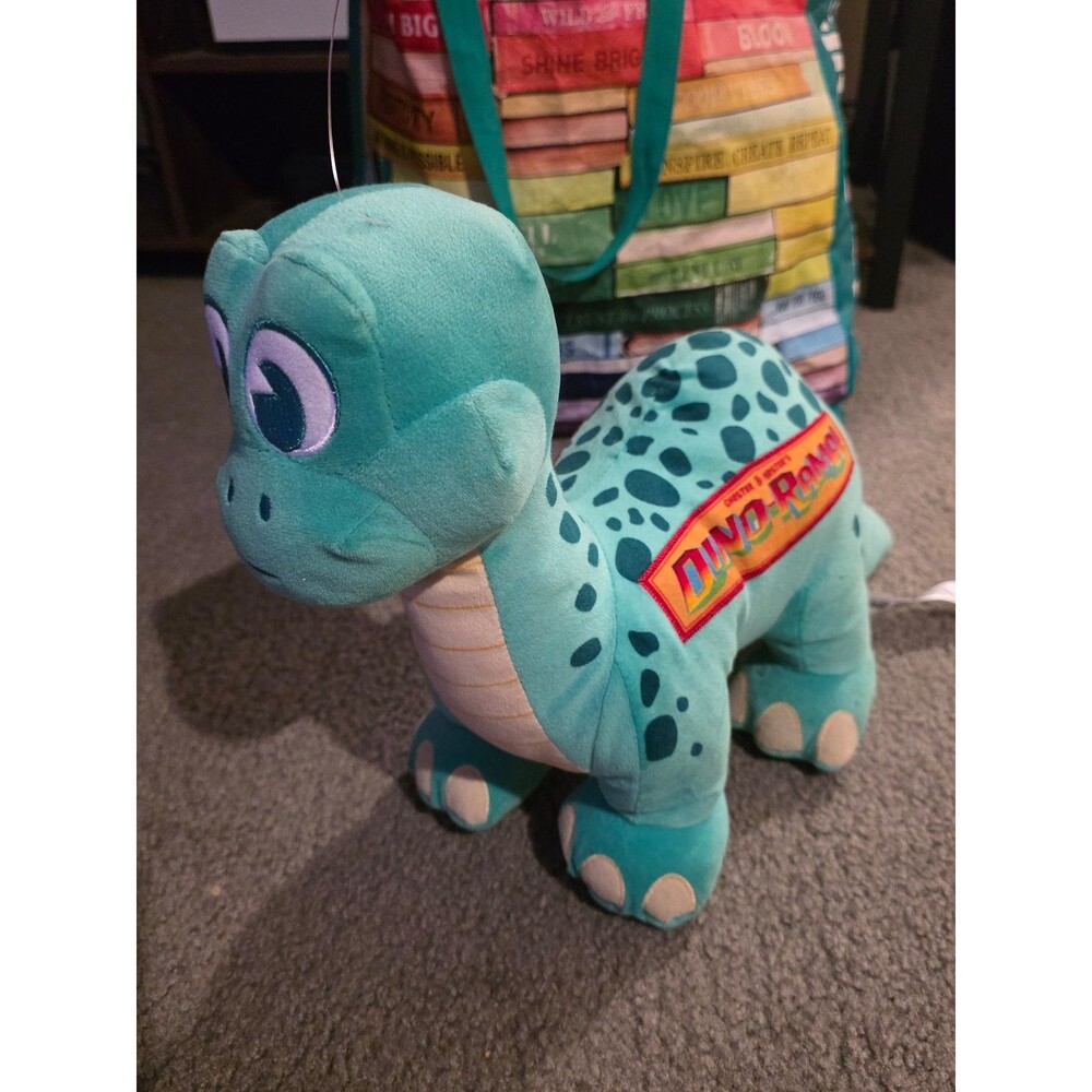 Disney Animal Kingdom Chester Hester's Dinoland Plush 12" Long Dino-Rama Rare